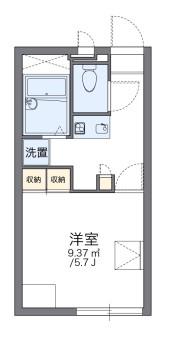 レオパレス政木(1K/2階)の間取り写真