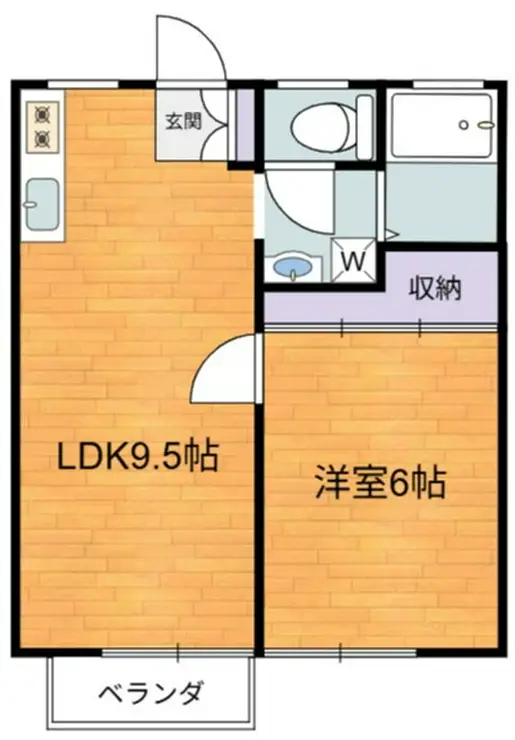 浅間ハイツ 2階階 間取り
