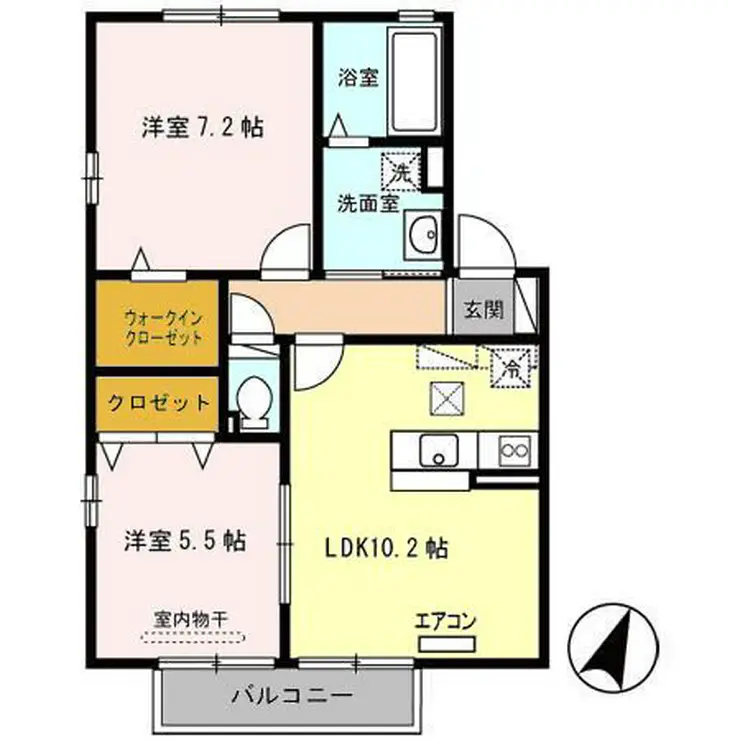 パドックA 1階階 間取り