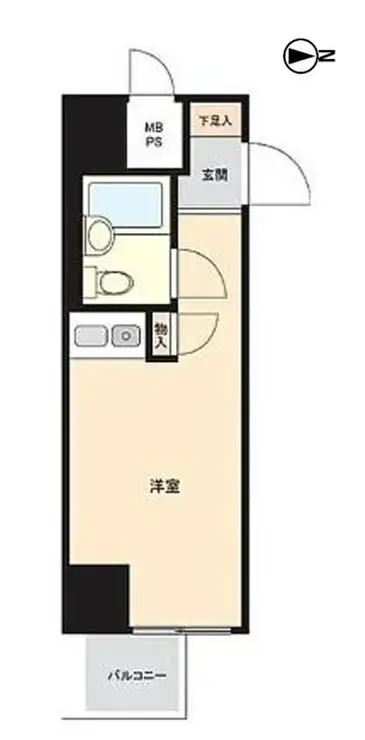 ライオンズプラザ新宿 3階階 間取り