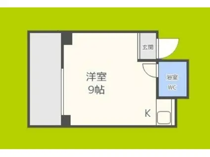 シティライフ十三東(ワンルーム/4階)の間取り写真