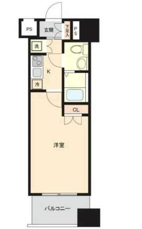 ヴィーダ・スカイコート品川 4階階 間取り