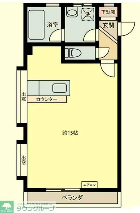 ハイツあけぼの 2階階 間取り