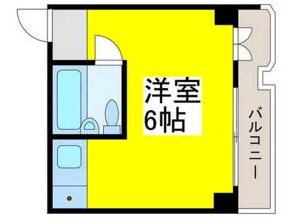 永代町マンション(ワンルーム/4階)の間取り写真