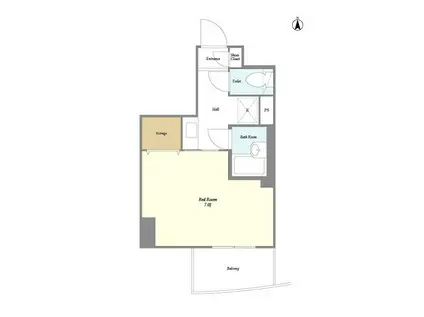 ミリアレジデンス御茶ノ水(ワンルーム/5階)の間取り写真