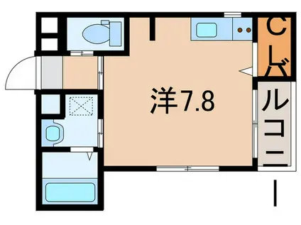 AVENIR NIGAWA(ワンルーム/2階)の間取り写真