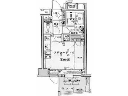 DORF KOURAKUEN STATION FRONT(ワンルーム/6階)の間取り写真