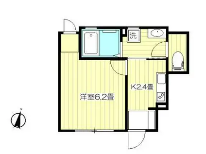 HOUSE326(1K/1階)の間取り写真