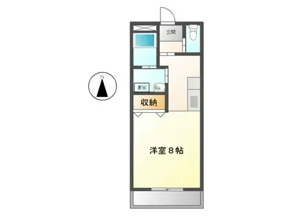 エミネンス(1K/2階)の間取り写真