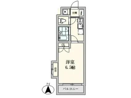 UTA聖蹟桜ヶ丘(1K/3階)の間取り写真
