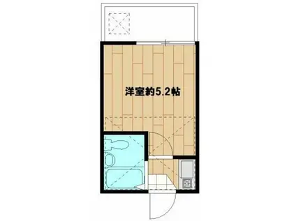 GARDEN SQUARE 江古田(1K/1階)の間取り写真