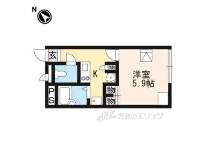 レオパレスコンフォート外海(1K/1階)の間取り写真