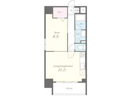 MIZUHO FLATS瑞穂フラッツ(1LDK/3階)の間取り写真