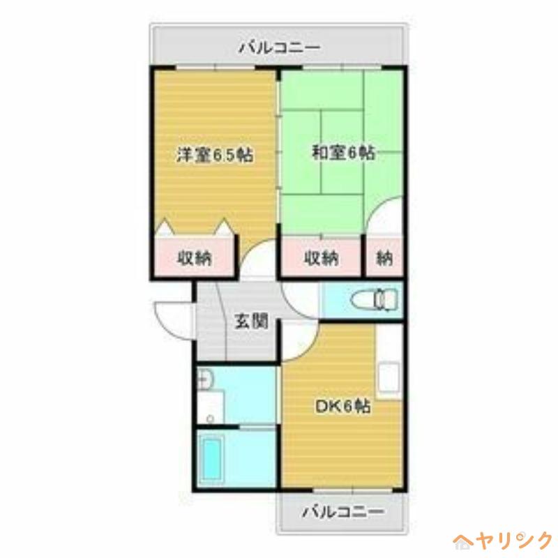 グレイス.K(2DK/1階)の間取り写真