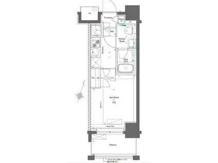 AZEST横浜山王(1K/9階)の間取り写真