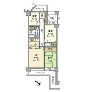 サンマンション北本2号館(3LDK/3階)の間取り写真
