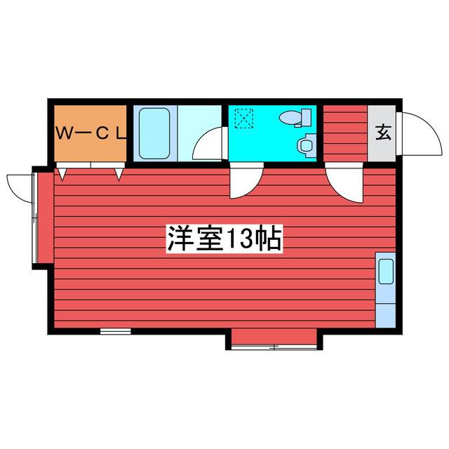 サンピアFUKUZUMI(ワンルーム/3階)の間取り写真