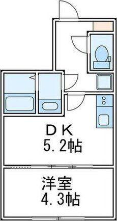 PRIMAL SHIN-KOENJI(1LDK/3階)の間取り写真
