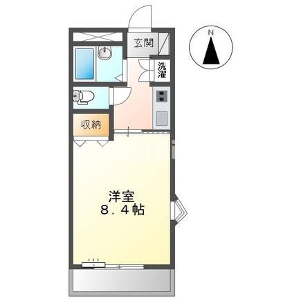 グレイス神山(1K/3階)の間取り写真