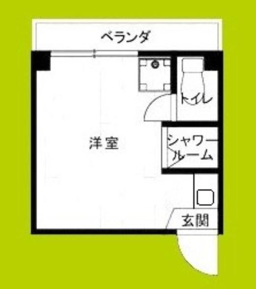 BEE ONE HOUSE(ワンルーム/4階)の間取り写真