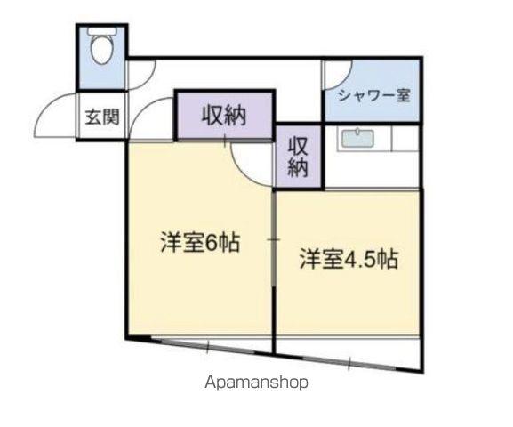 渡辺ビル(2K/3階)の間取り写真
