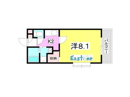 N-VILLAGE(1K/1階)の間取り写真