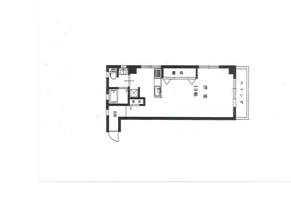 三恵マンション(ワンルーム/3階)の間取り写真