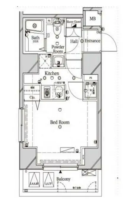 ラフィスタ錦糸町 6階階 間取り