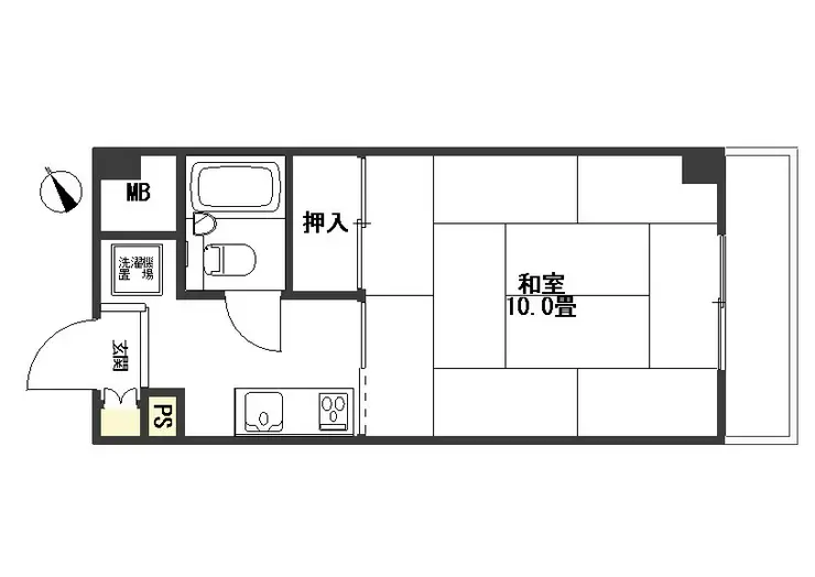 ダイアパレス井土ヶ谷 6階階 間取り