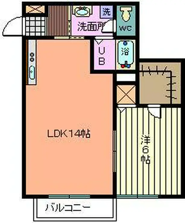 ドミール 1階階 間取り
