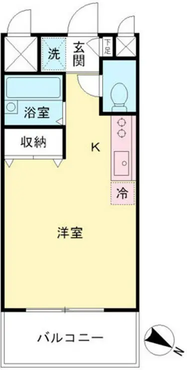 コア・OK3 9階階 間取り