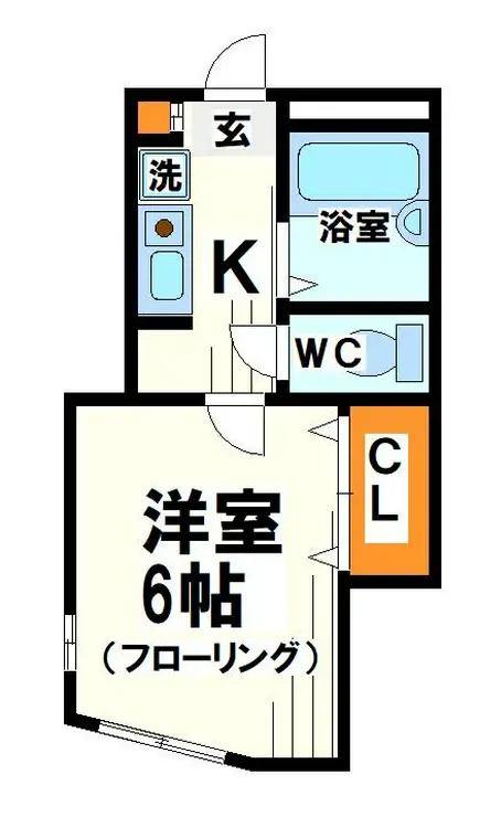 アネックススギモト 1階階 間取り