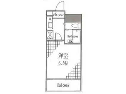 ロイヤルプラザ森下(ワンルーム/5階)の間取り写真