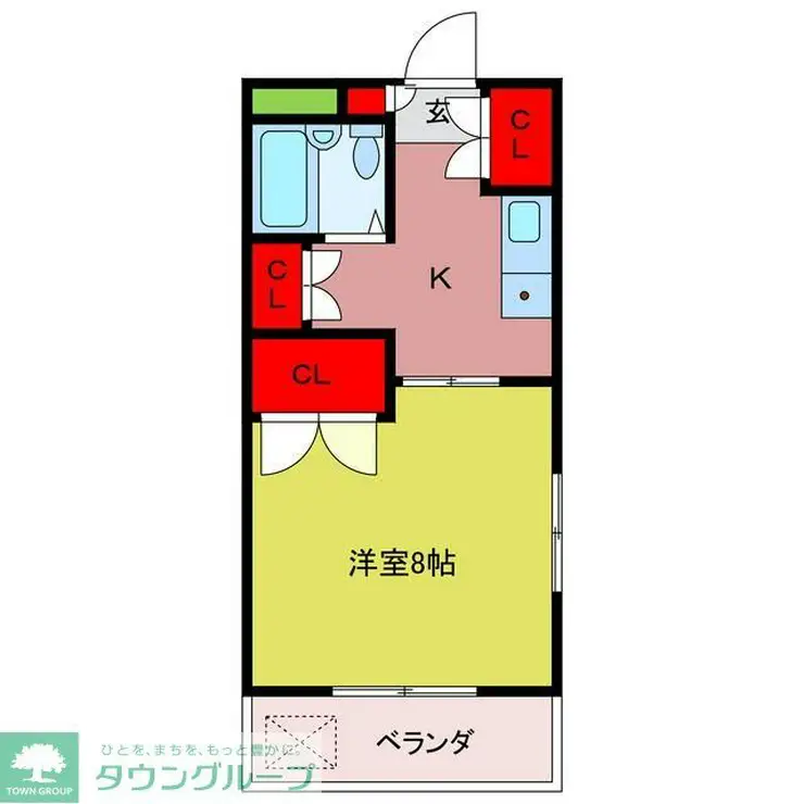 フォレストイン八幡 3階階 間取り