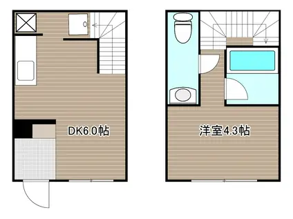 SHELTIE GARDEN(1DK/1階)の間取り写真