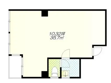 第3村嶋ビル(ワンルーム/3階)の間取り写真