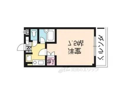 APPLE ORCHARD(1K/2階)の間取り写真