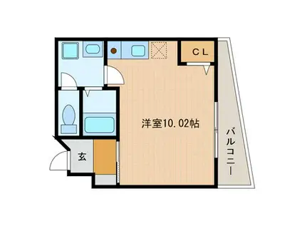 TKビル(ワンルーム/5階)の間取り写真