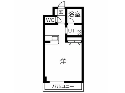 ベルホーク・YOHTO(ワンルーム/4階)の間取り写真