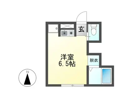 モンパオ21(ワンルーム/2階)の間取り写真