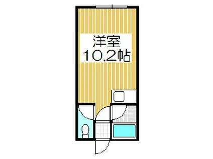 グランドール水元II(ワンルーム/2階)の間取り写真