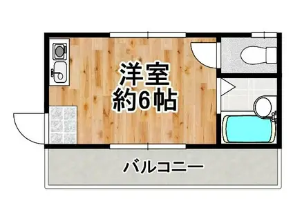 ステラカーサ(ワンルーム/5階)の間取り写真