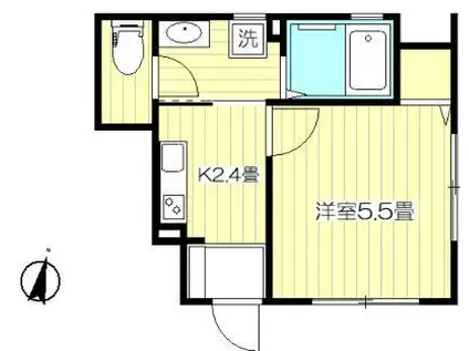 HOUSE326(1K/1階)の間取り写真