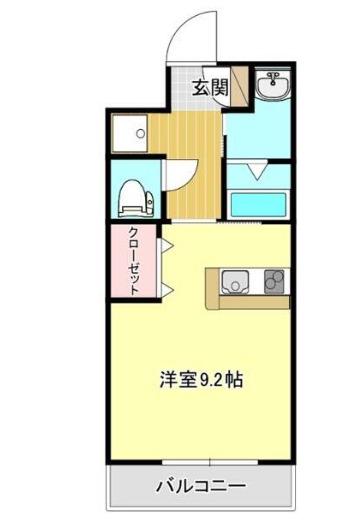 リファレンス大手町(ワンルーム/13階)の間取り写真