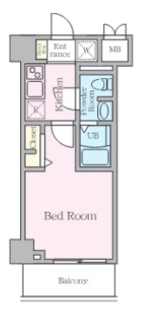S-RESIDENCE妙典BROAD(1K/7階)の間取り写真