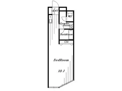 プリマヴェーラ問屋町(ワンルーム/7階)の間取り写真