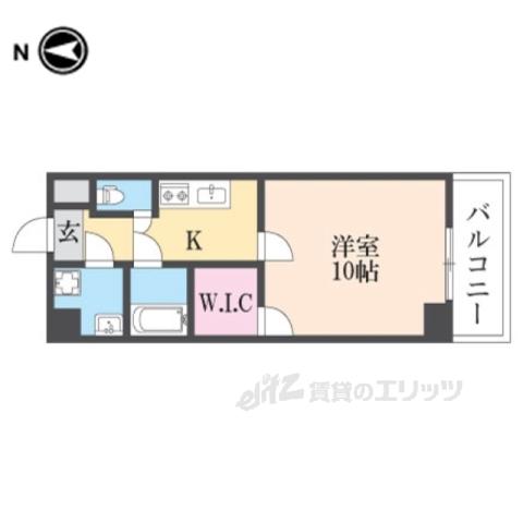 サムティ塚口レジデンス(1K/5階)の間取り写真