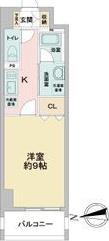 レジディア東桜(1K/2階)の間取り写真