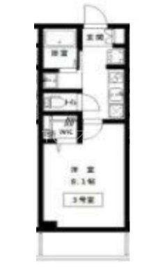 NEWRICHIV(1K/3階)の間取り写真