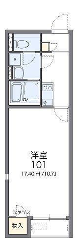 レオネクストはなみずき(1K/2階)の間取り写真